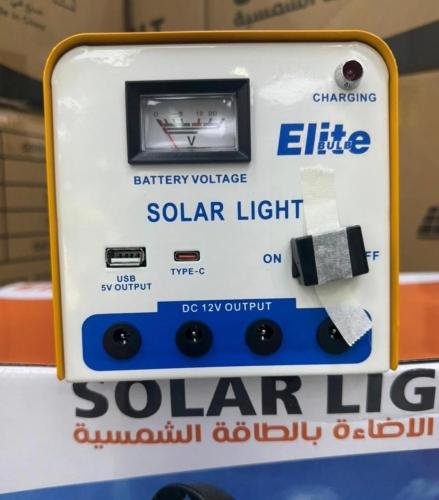 منظومة الراعي 12 أمبير لتشغيل 4 لمبات مع شحن الجوال